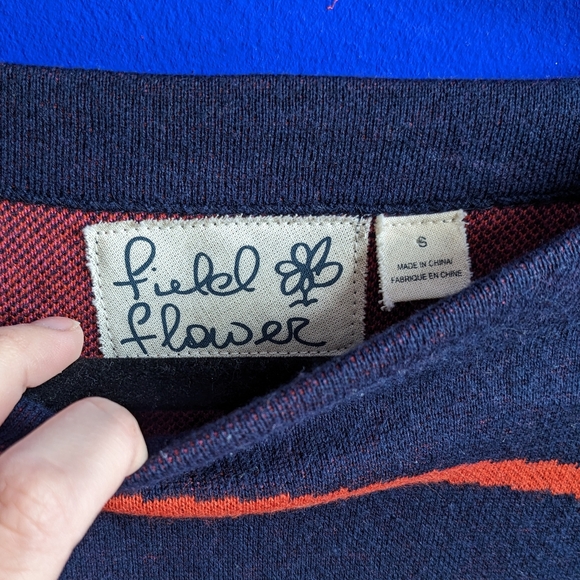 Anthropologie Pink and Red Flower Knit Sweater Mini Dress - Picture 3 of 6